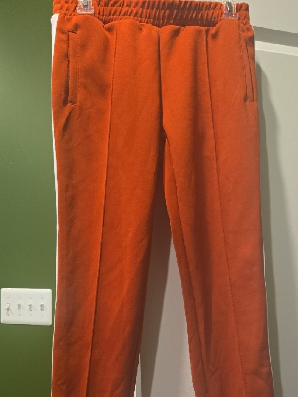 Women’s Rust Zip-Front Track Set - Picture 2 of 3